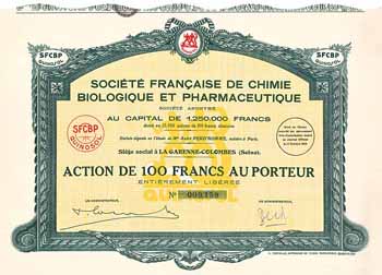 Soc. Francaise de Chimie Biologique et Pharmaceutique