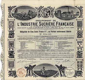 Groupment de l'Industrie Sucriere Francaise en reconstitution