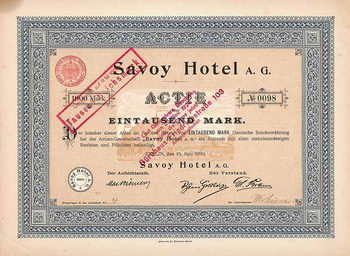 Savoy Hotel AG