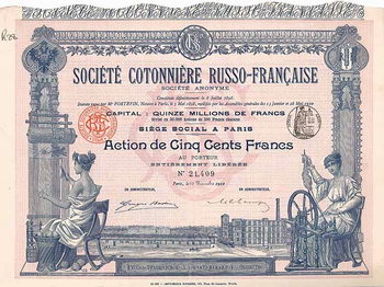 Soc. Cotonnière Russo-Francaise S.A.