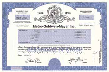 Metro-Goldwyn-Mayer Inc.