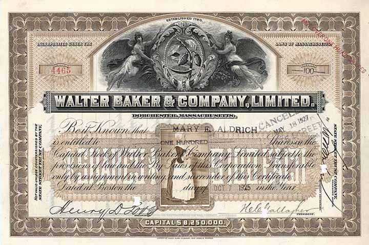 Walter Baker & Company, Ltd.