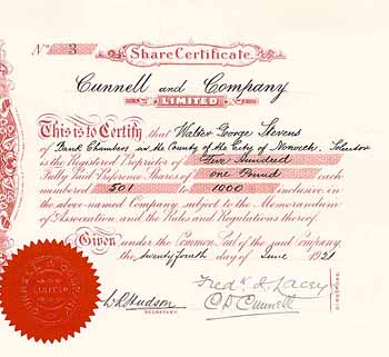 Cunnell and Co. Ltd.