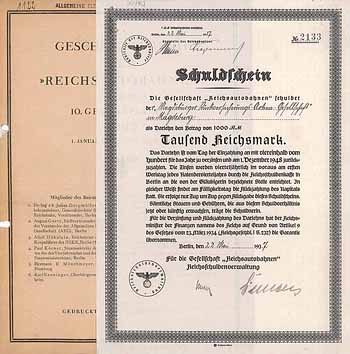 Gesellschaft Reichsautobahnen (Dokumentationsmappe 1934 - 1942)