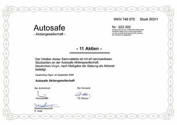 Autosafe Parkhaus AG