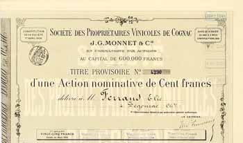 Société des Propriétaires Vinicoles de Cognac J. G. Monnet & Cie.