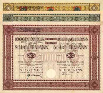 S.H. Gutmann AG (3 Stücke)