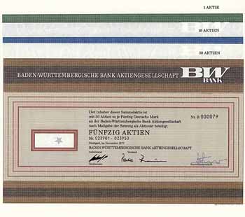 Baden-Württembergische Bank AG (10 Stücke)