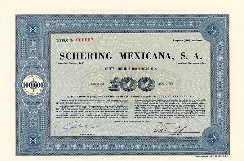 Schering Mexicana S.A.