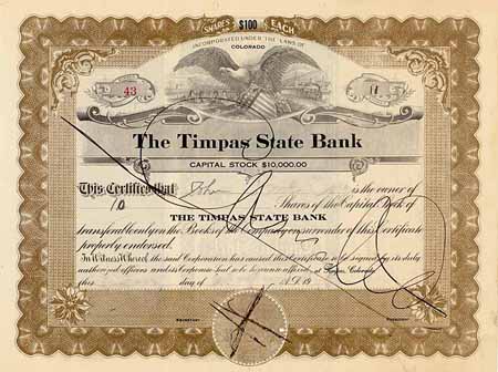 Timpas State Bank