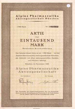 Alpine Pharmazeutika AG