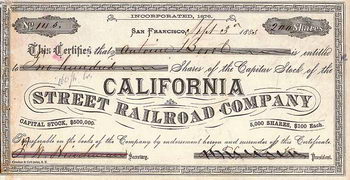 California Street  Railroad