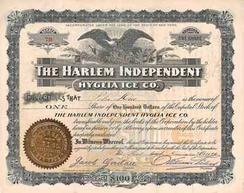 Harlem Independent Hygeia Ice Co.