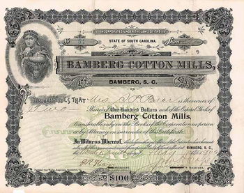 Bamberg Cotton Mills