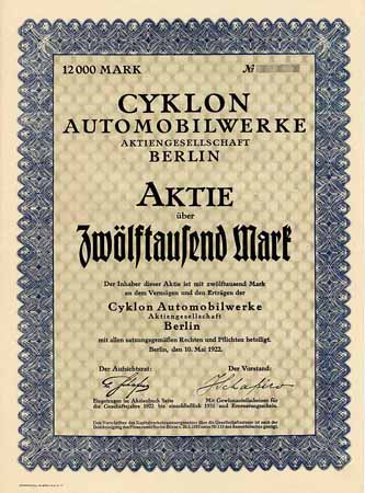 Cyklon Automobilwerke AG