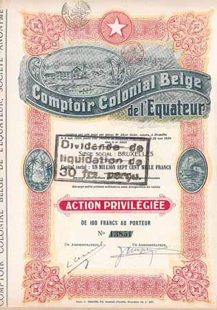 Comptoir Colonial Belge de l’Equateur