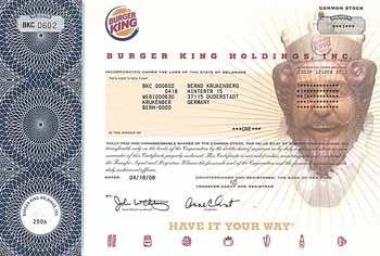 Burger King Holdings