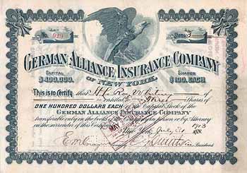German Alliance Insurance Co. of New York