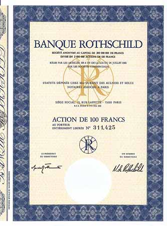 Banque Rothschild S.A.