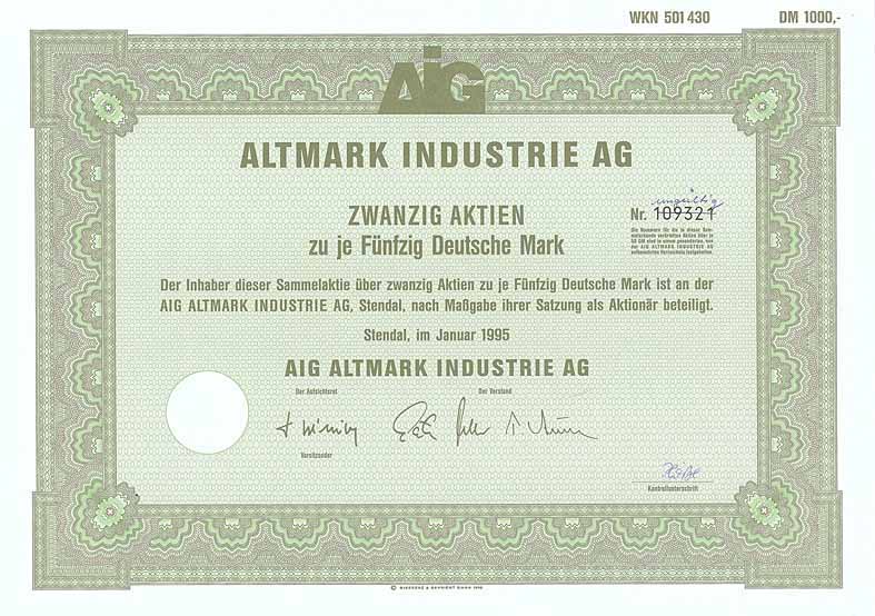 AIG Altmark Industrie AG