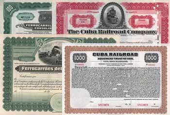 Cuba - Eisenbahnen (6 Stücke)