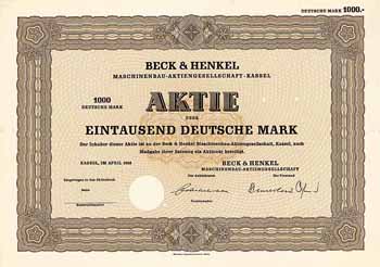 Beck & Henkel Maschinenbau-AG