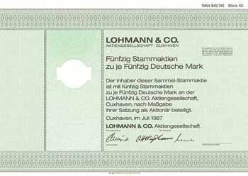 Lohmann & Co. AG