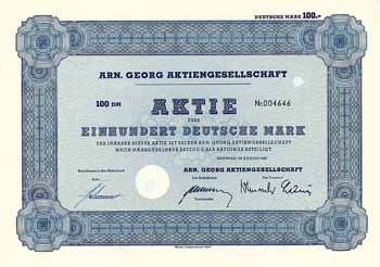 Arn. Georg AG (18 Stücke)