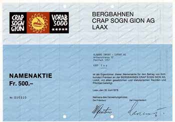 Bergbahnen Crap Sogn Gion AG