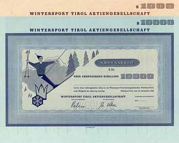 Wintersport Tirol AG (2 Stücke)