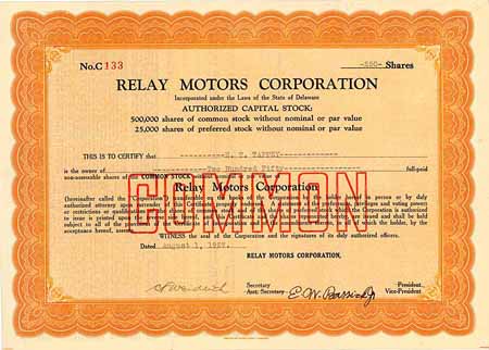 Relay Motors Corp.