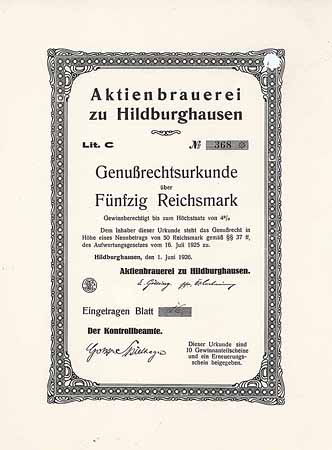Aktienbrauerei zu Hildburghausen