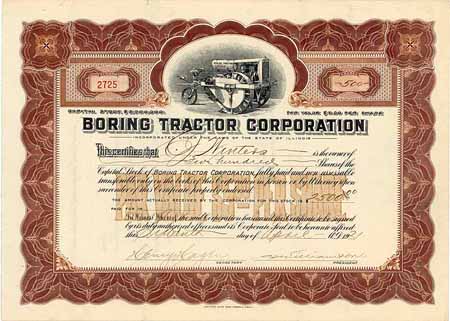 Boring Tractor Corp.