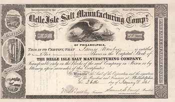 Belle Isle Salt Manufacturing Co.