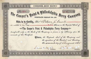 Cooper’s Point & Philadephia Ferry Co.