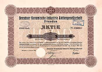 Dresdner Keramische Industrie AG