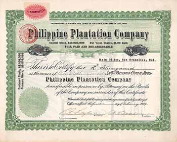 Philippine Plantation Co.