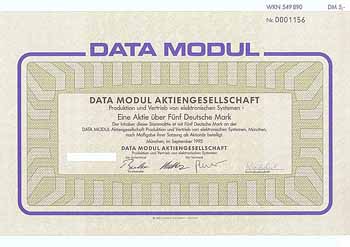 Data Modul AG Produktion und Vertrieb elektronischer Systeme