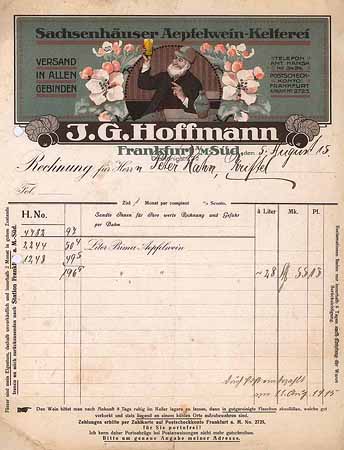 Sachsenhäuser Aepfelwein-Kelterei J. G. Hoffmann