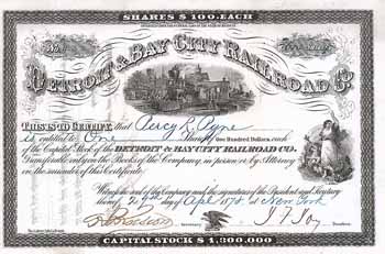 Detroit & Bay City Railroad (OU James F. Joy)