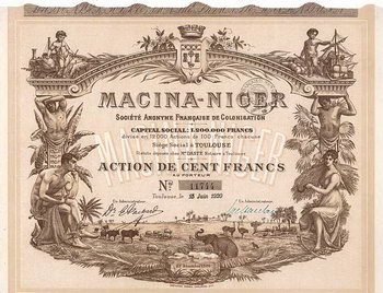 Macina-Niger S.A. Francaise de Colonisation