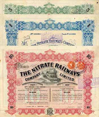 The Nitrate Railway Company, Ltd. (4 Stücke)