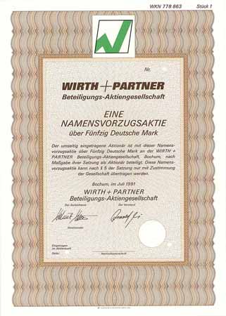 Wirth + Partner Beteiligungs-AG