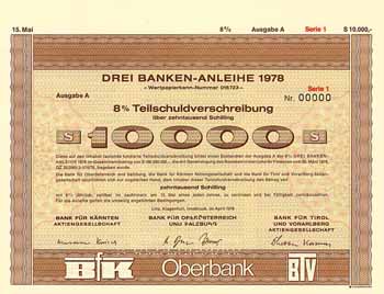 Bank für Kärnten AG - Bank für Oberösterreich - Bank für Tirol und Vorarlberg Drei Banken-Anleihe