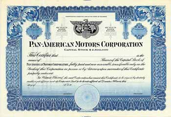 Pan-American Motors Corp.