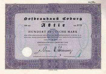 Hofbrauhaus Coburg AG
