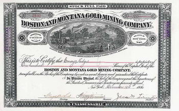 Boston & Montana Gold Mining Co.