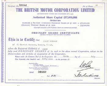 British Motor Corp.