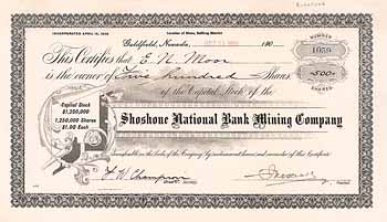 Shoshone National Bank Mining Co.
