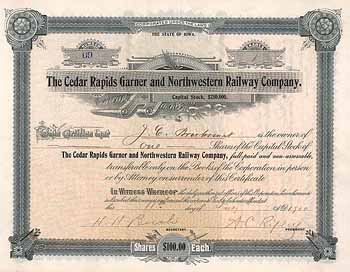 Cedar Rapids Garner & Northwestern Railway